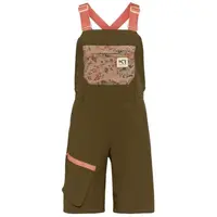 KARI TRAA SANNE BIB Dámske kraťasy s trakmi, khaki, veľkosť