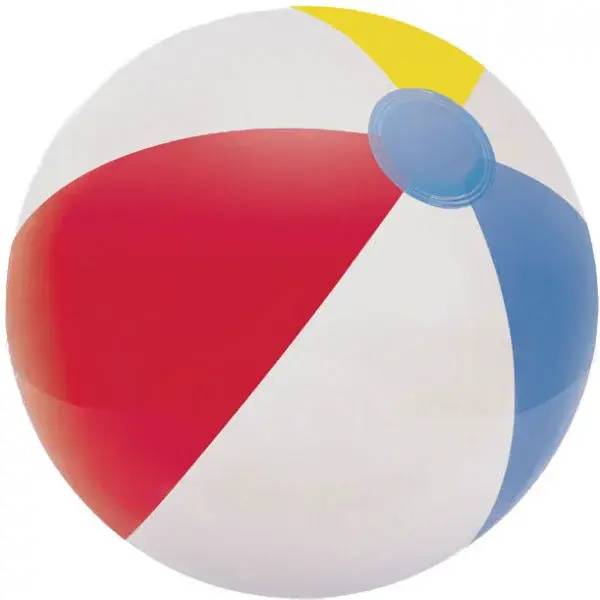 Bestway BEACH BALL 61 Nafukovacia lopta, biela, veľkosť