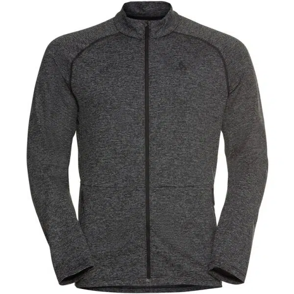 Odlo FULL ZIP SESVENNA Pánska mikina, tmavo sivá, veľkosť
