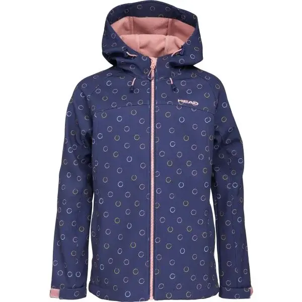 Head LYNX Dievčenská softshellová bunda, tmavo modrá, veľkosť 164-170