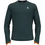 Odlo RUN EASY WARM Pánska funkčná mikina, tmavo sivá, veľkosť