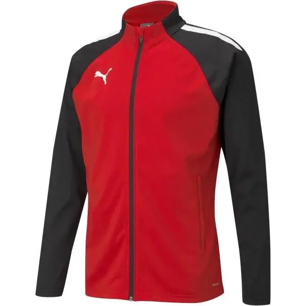 Puma TEAMLIGA TRAINING JACKET Pánska futbalová bunda, červená, veľkosť