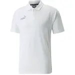 Puma TEAMFINAL CASUALS POLO Pánske tričko, biela, veľkosť