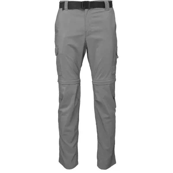 Columbia SILVER RIDGE UTILITY CONVERTIBLE PANT Pánske nohavice, sivá, veľkosť