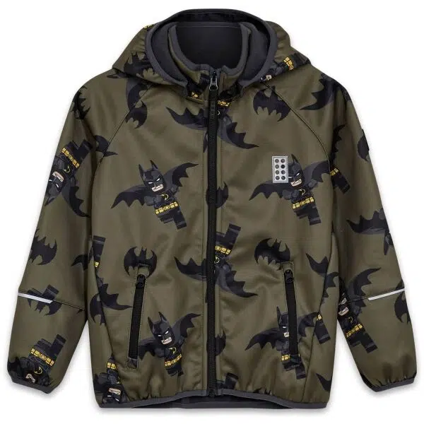 LEGO&reg; kidswear LWSCOUT 620 Chlapčenská  softshellová bunda, khaki, veľkosť