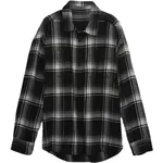 GAP LS FLANNEL Dievčenská košeľa, čierna, veľkosť