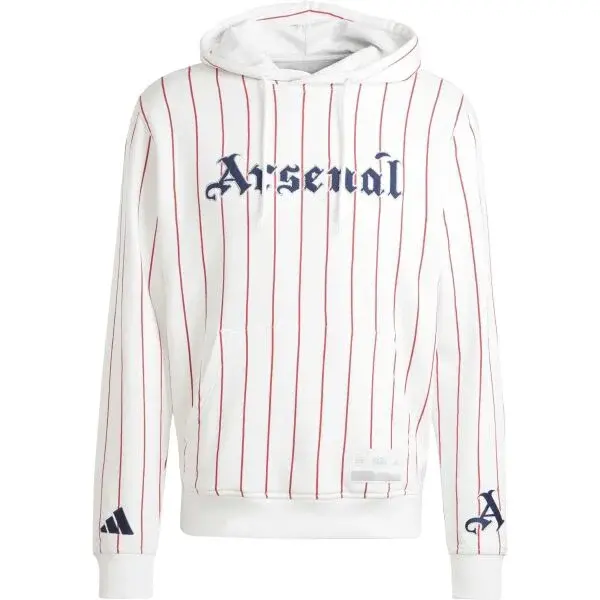 adidas ARSENAL FC US HD AOP Pánska mikina, biela, veľkosť