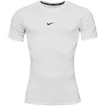 Nike M NP DF TIGHT TOP SS Pánske tréningové tričko, biela, veľkosť