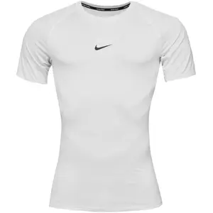 Nike M NP DF TIGHT TOP SS Pánske tréningové tričko, biela, veľkosť