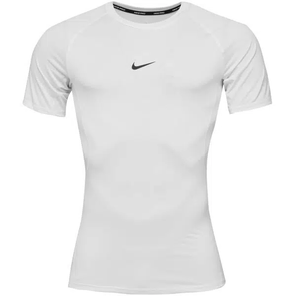 Nike M NP DF TIGHT TOP SS Pánske tréningové tričko, biela, veľkosť