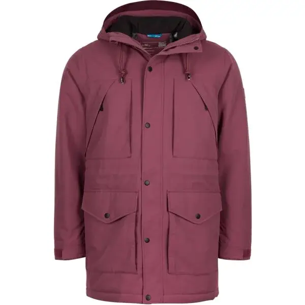 O'Neill JOURNEY PARKA Pánska zimná bunda, vínová, veľkosť