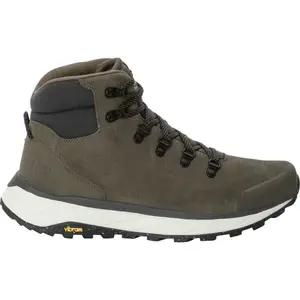 Jack Wolfskin TERRAVENTURE URBAN MID M Pánska outdoorová obuv, tmavo sivá, veľkosť