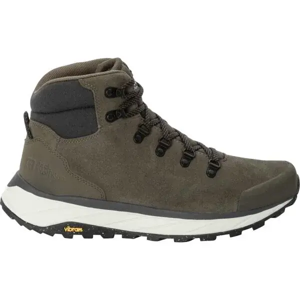 Jack Wolfskin TERRAVENTURE URBAN MID M Pánska outdoorová obuv, tmavo sivá, veľkosť