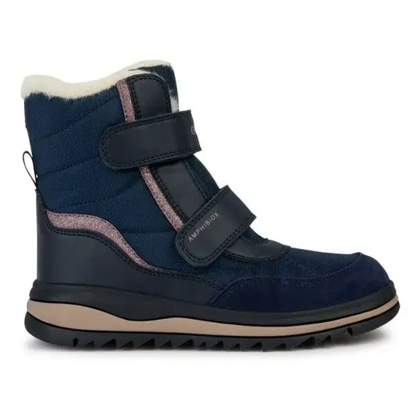 Geox ADELHIDE GIRL B Dievčenská členková obuv, tmavo modrá, veľkosť