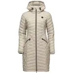 LOAP JEMINA Dámsky kabát, béžová, veľkosť