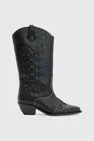 Kožené kovbojské topánky AllSaints Carina Boot