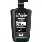 L'Oréal Paris Pánsky sprchový gél Expert Pure Carbon pre mužov (Total Clean Carbon Shower) 1000 ml