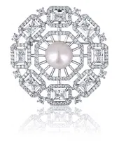 JwL Luxury Pearls Luxusná dámska brošňa s perlou 2v1 JL0665