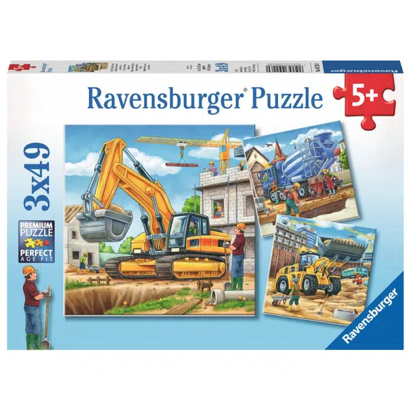 Ravensburger Puzzle Veľké nákladné vozidlá 3 x 49 dílků