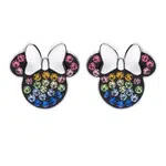 Disney Hravé strieborné náušnice kôstky Minnie Mouse E903207SRML