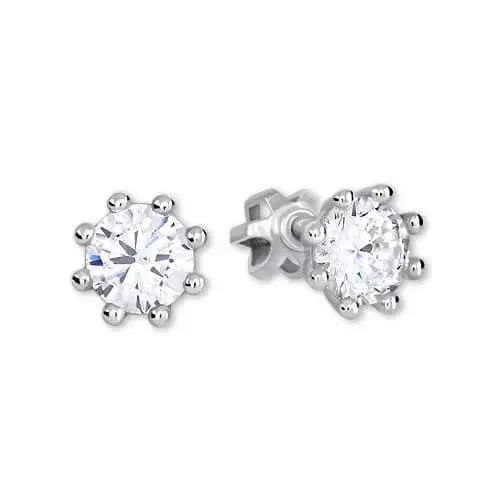 Soliter Strieborné náušnice s kryštálom 436 001 00417 04