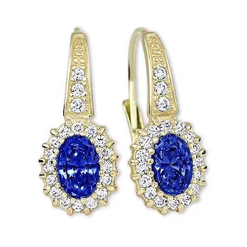 Soliter Luxusné náušnice zo žltého zlata 239 001 00851