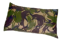 Aqua povlak na vankúš camo pillow cover