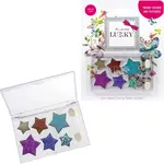 Lukky Paleta očných tieňov s trblietkami a štetcom Hviezdy