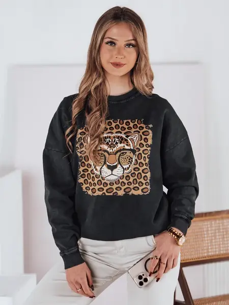 Dámska mikina CHEETAHART grafitová