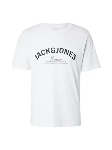Jack & Jones Premium Tričko 'JPRBLATOMMY'  čierna / biela