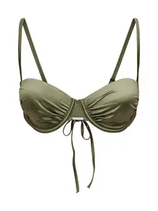 Calvin Klein Swimwear Bikinový top  olivová