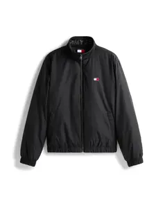 Tommy Jeans Prechodná bunda 'Essential'  námornícka modrá / červená / čierna / biela