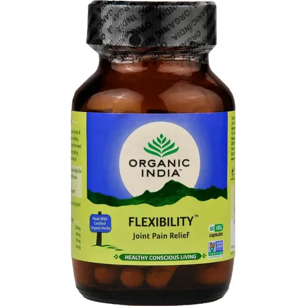 Organic India Flexibility zdravé kĺby, artritída, reumatizmus, 60 ks