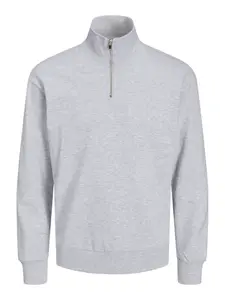 JACK & JONES Mikina 'JJEBradley'  sivá