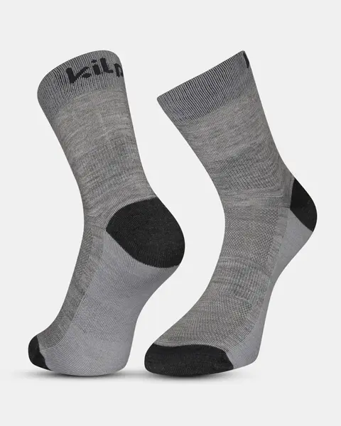 Unisex outdoorové ponožky kilpi lirin-u světle šedá 35