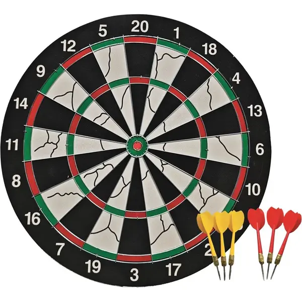 Terč 2v1 na šípky 43 cm