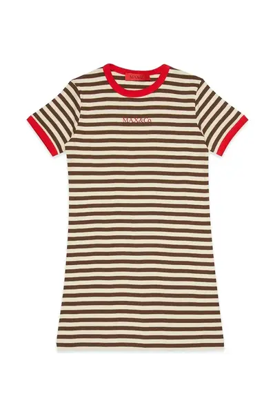 Max&Co. Dětské bavlněné šaty MAX&Co. MAXD34F DRESS