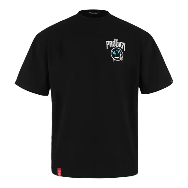 trueprodigy Tričko 'Kenji F'  modrá / červená / čierna / biela