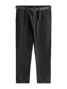 Next Chino nohavice 'Motionflex'  čierna