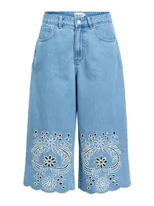 OBJECT Džínsy 'OBJIdda'  modrá denim / biela