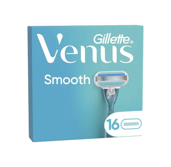 Gillette Venus Smooth náhradné holiace hlavice, 16 ks