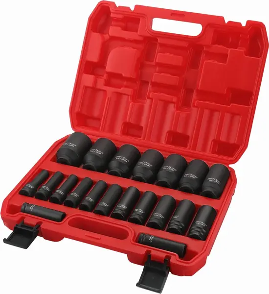 KRAFT&DELE Sada rázových hlavic 1/2", 10–38 mm, 20 ks KD11794