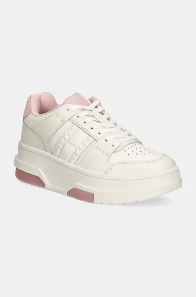 Kožené tenisky Tommy Jeans THE BROOKLYN FLATFORM