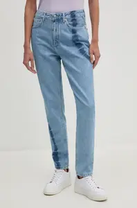 Rifle Pepe Jeans TAPERED JEANS HW TIE DYE