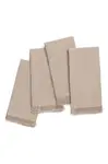 Calma House Sada bavlněných ubrousků Calma House Servilleta 4-pack