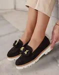 Resti Women's moccasins with bow Ezizer