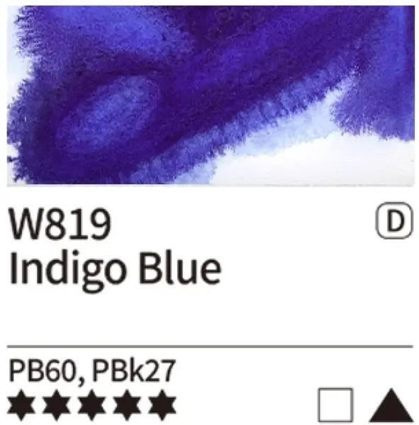 Akvarelová barva Mijello Tourmaline 15ml – 819 Indigo Blue