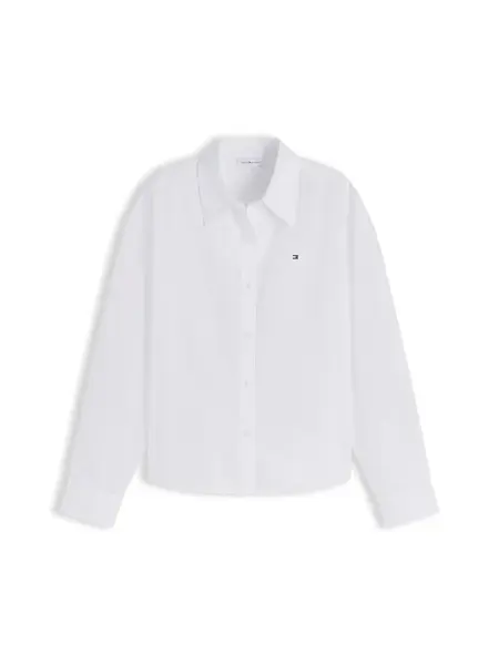 TOMMY HILFIGER Blúzka 'Boxy Fit'  biela