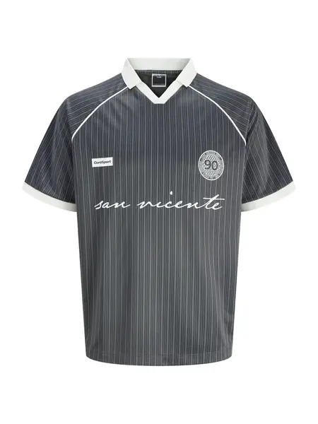 Jack & Jones Junior Tričko 'JCOEterna'  tmavosivá / čierna / biela