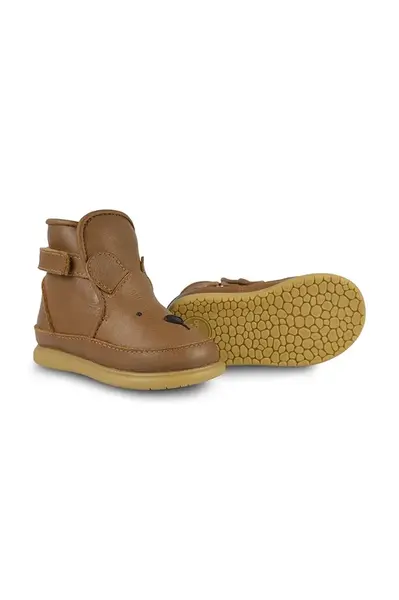 Donsje  Dětské kožené zimní boty  Dubu Classic Shoes Bear